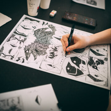 Radionica stripa u Pogonu Jedinstvo, 2025. Foto: Josip Bolonić 